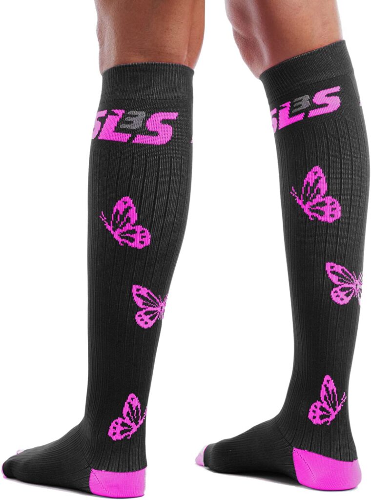 Chaussettes de compression SLS3 avec compression graduée